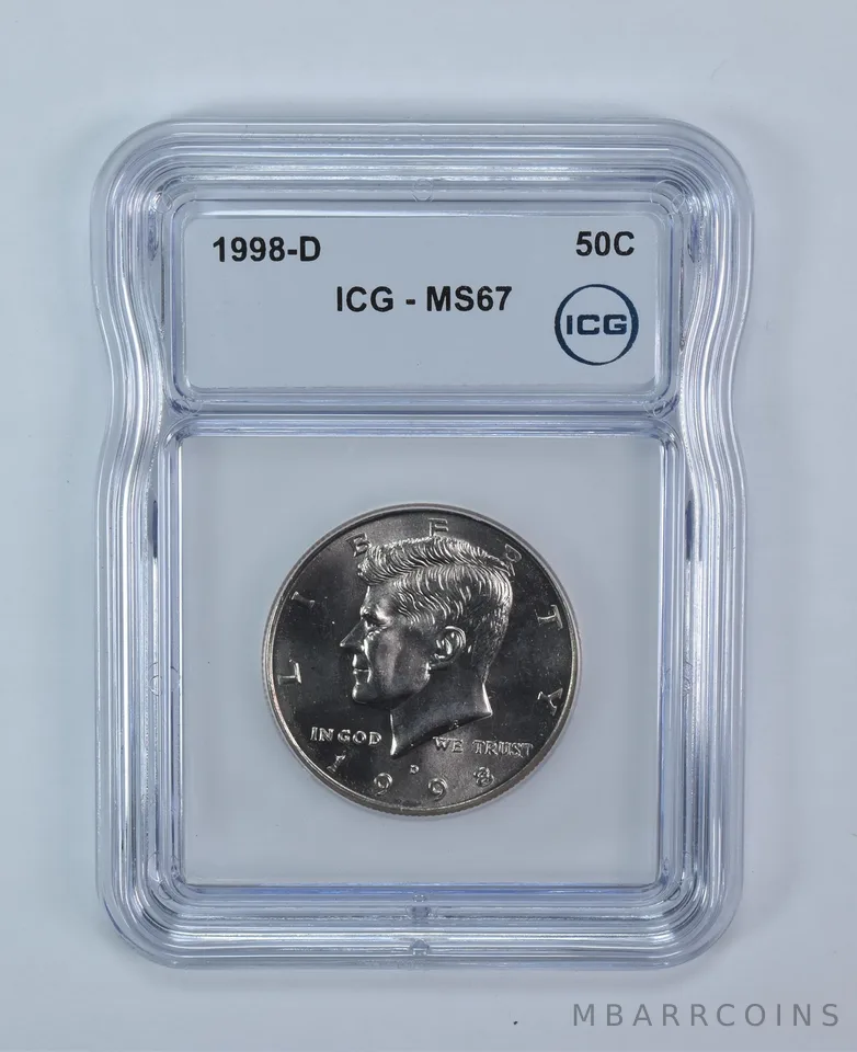 1998-D Kennedy Half Dollar MS67 ICG