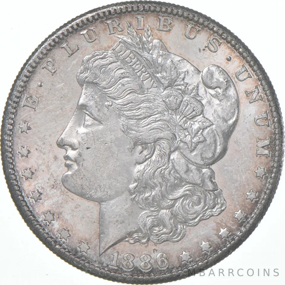 BU/Unc 1886-S Morgan Silver Dollar (1 coin)