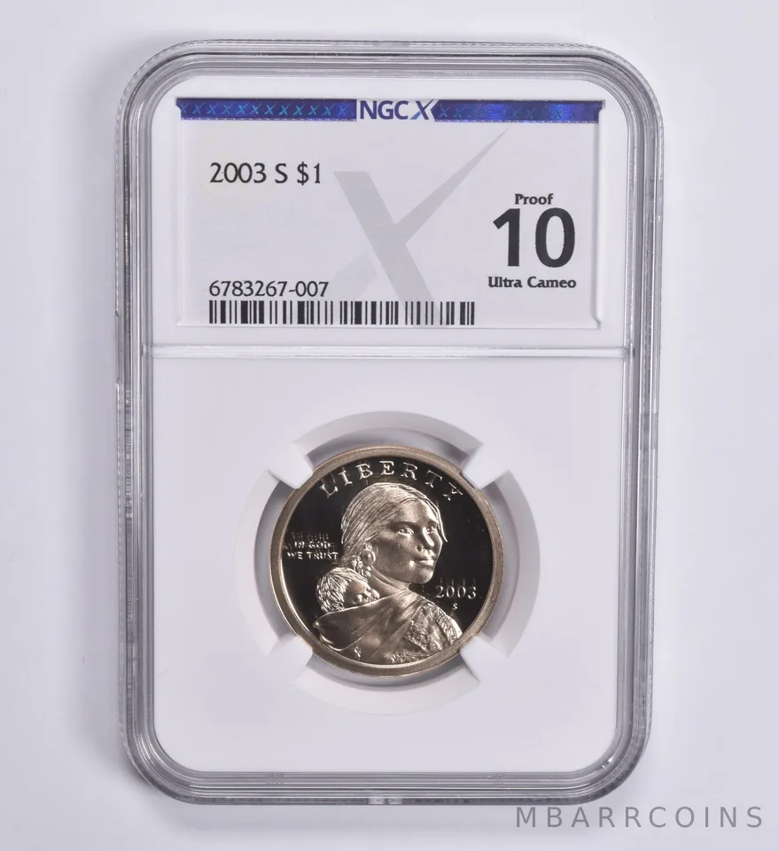 2003-S Sacagawea $1 Proof 10 UCAM NGC X NGCX