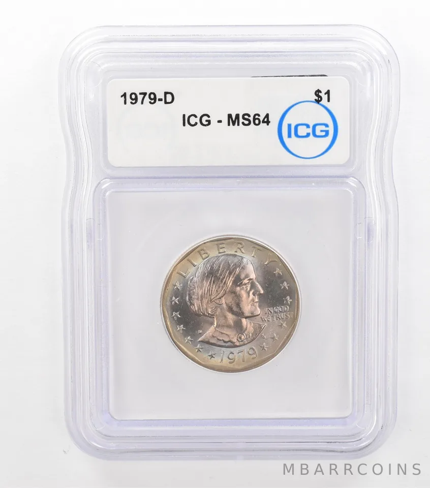1979-D Susan B Anthony $1 MS64 ICG Beautiful Tone *3670