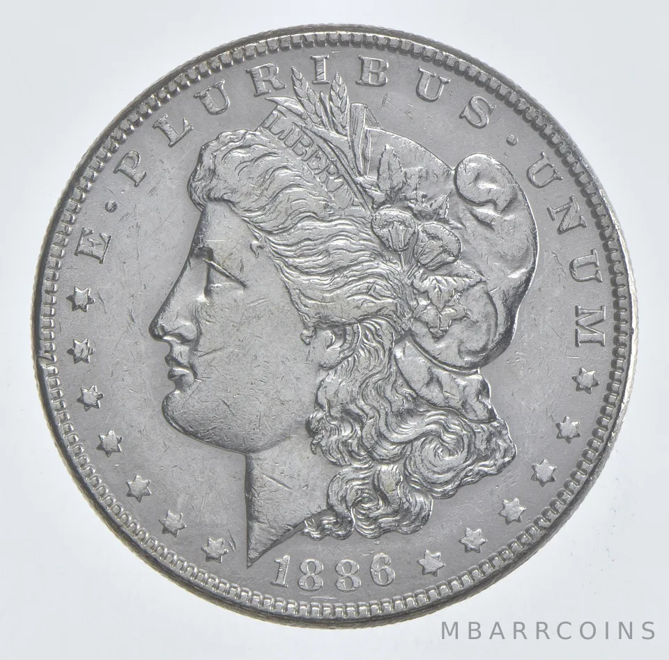 1886 Morgan Silver Dollar Estate Coin Collection *233