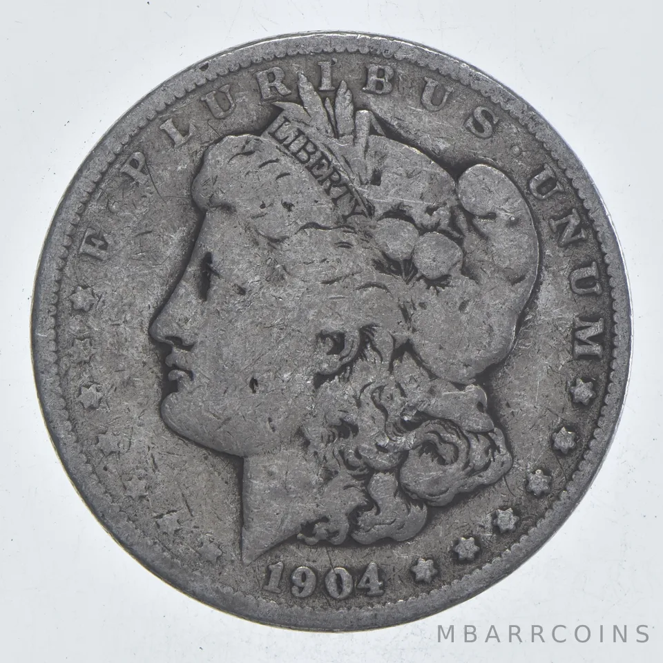 Early - 1904 Morgan Silver Dollar - 90% US Coin *048