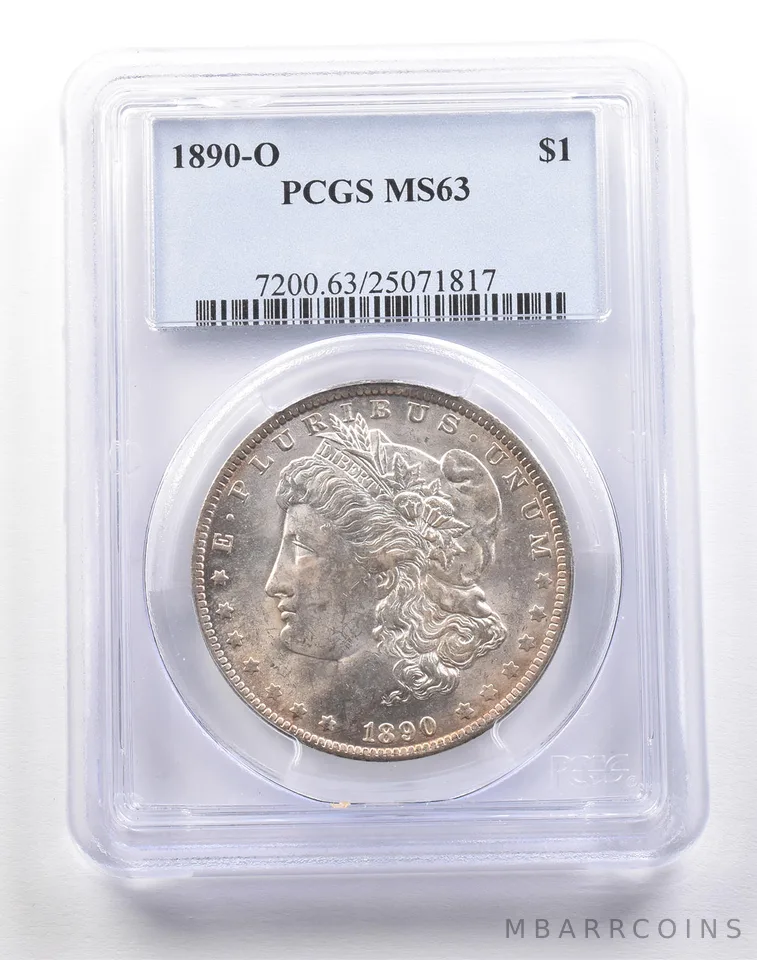 1890-O Morgan Silver Dollar MS63 PCGS *2236