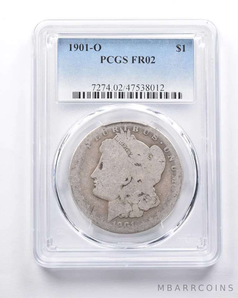 FR02 1901-O Morgan Silver Dollar PCGS Low Ball *6972