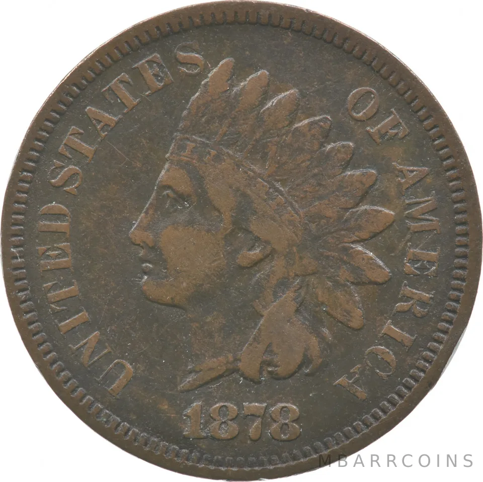 1878 Indian Head Cent *4381