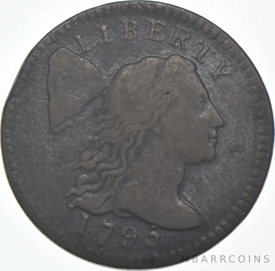 1795 Flowing Hair Large Cent - Plain Edge *7873
