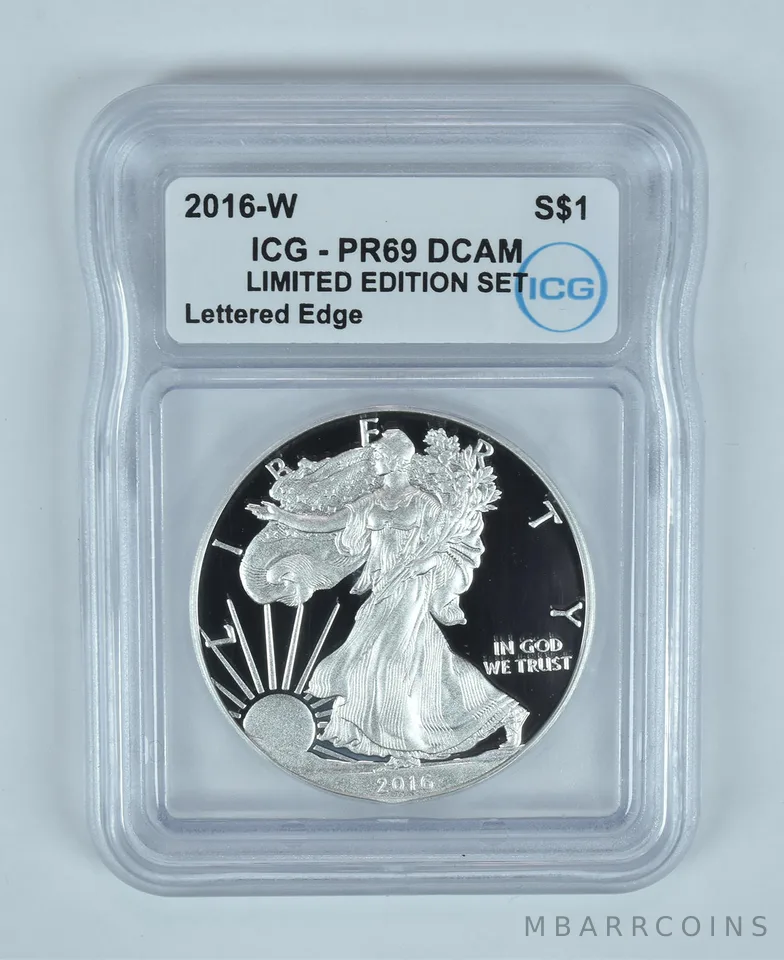 2016-W American Silver Eagle Limited Edition Set PR69 DCAM ICG