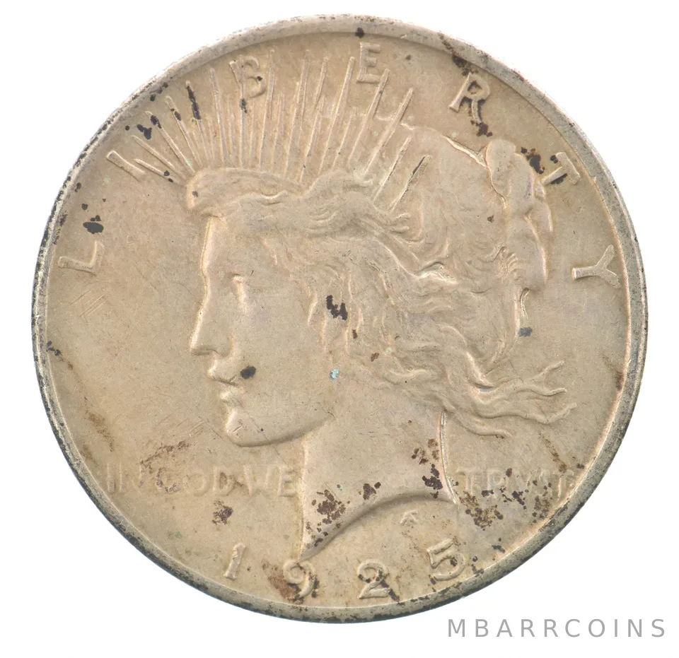 1925 Peace Silver Dollar Beautiful Tone *7604