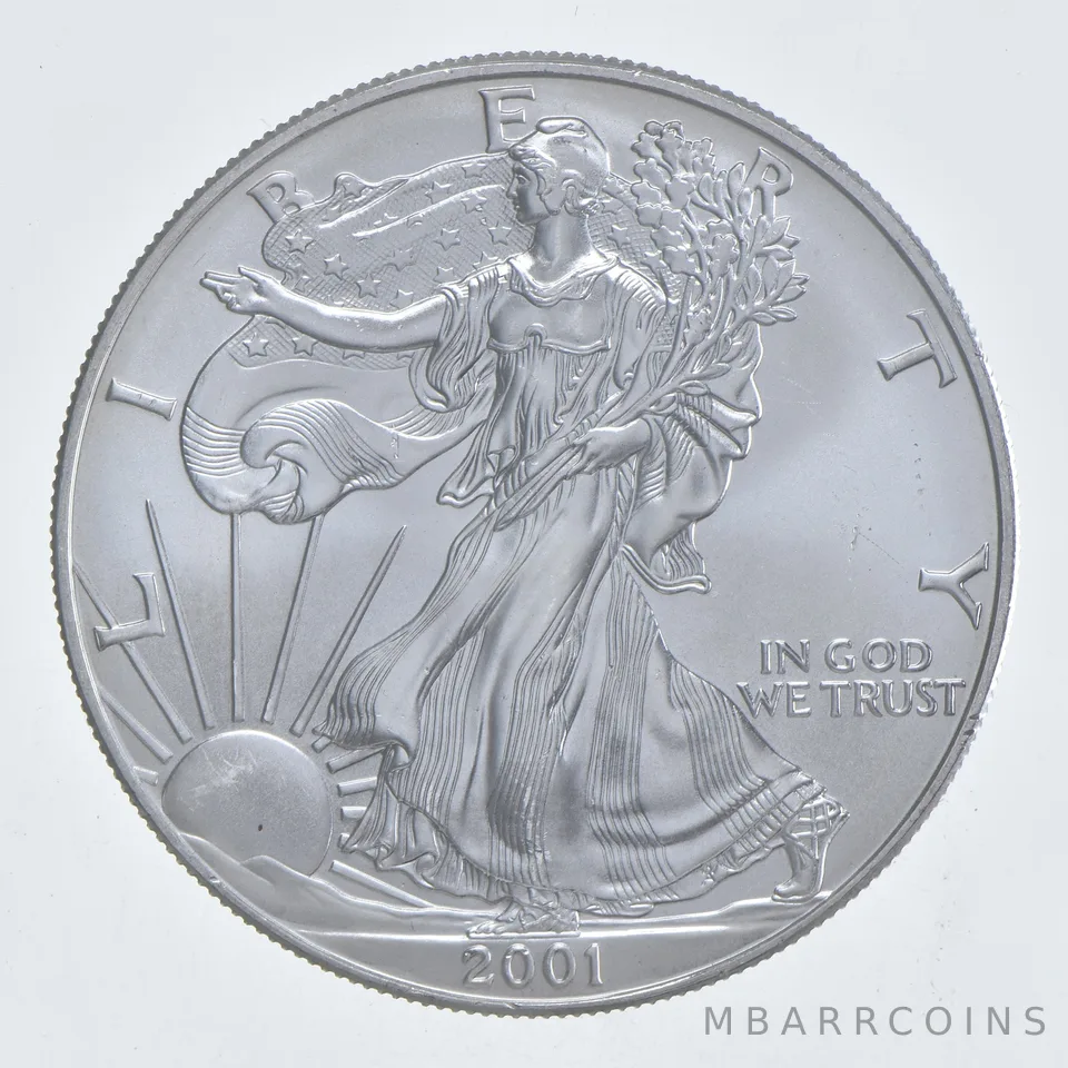 Better Date 2001 American Silver Eagle 1 Troy Oz .999 Fine Silver *723
