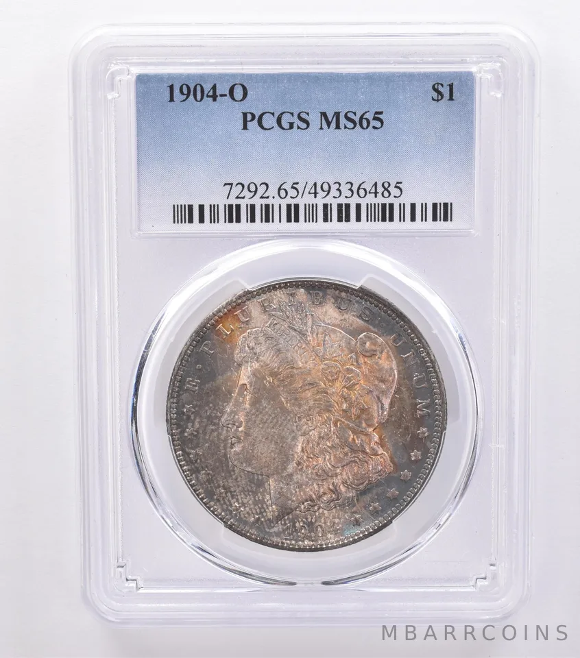 1904-O Morgan Silver Dollar MS65 PCGS Beautiful Tone *8752