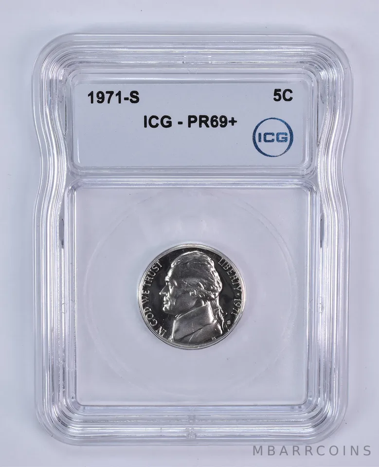 1971-S Jefferson Nickel PR69+ ICG