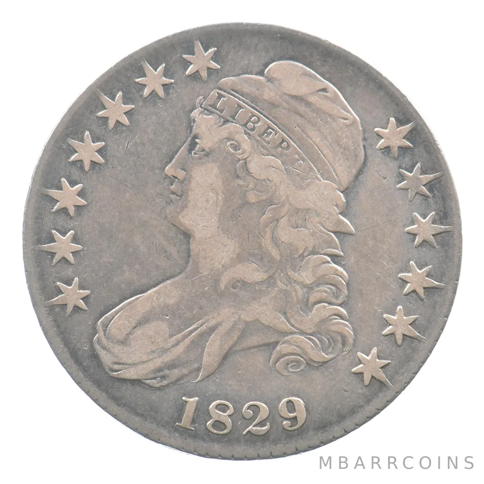 1829 Capped Bust Half Dollar *3993
