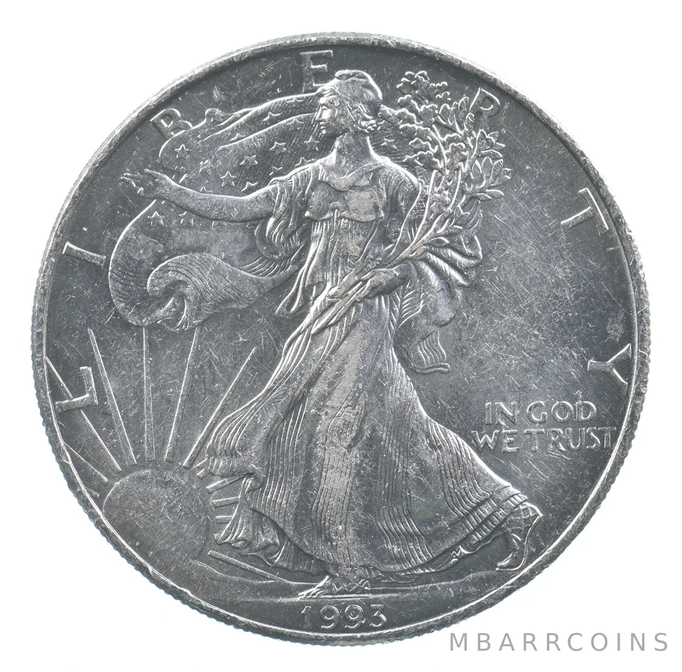 Better Date 1993 American Silver Eagle 1 Troy Oz .999 Fine Silver *681