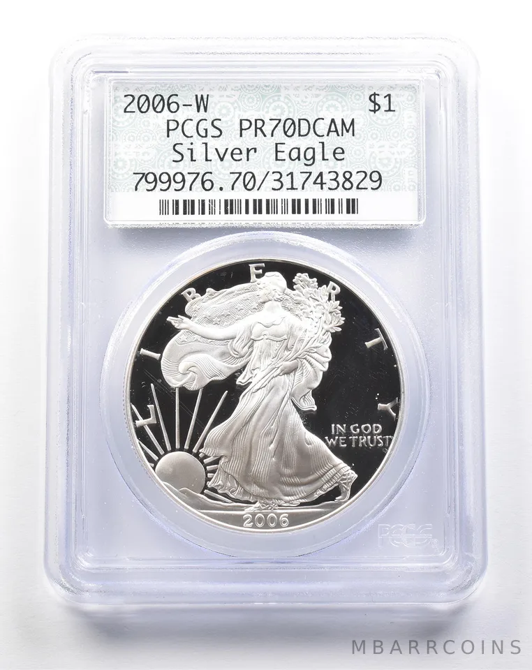 2006-W American Silver Eagle PR70 DCAM PCGS a2572