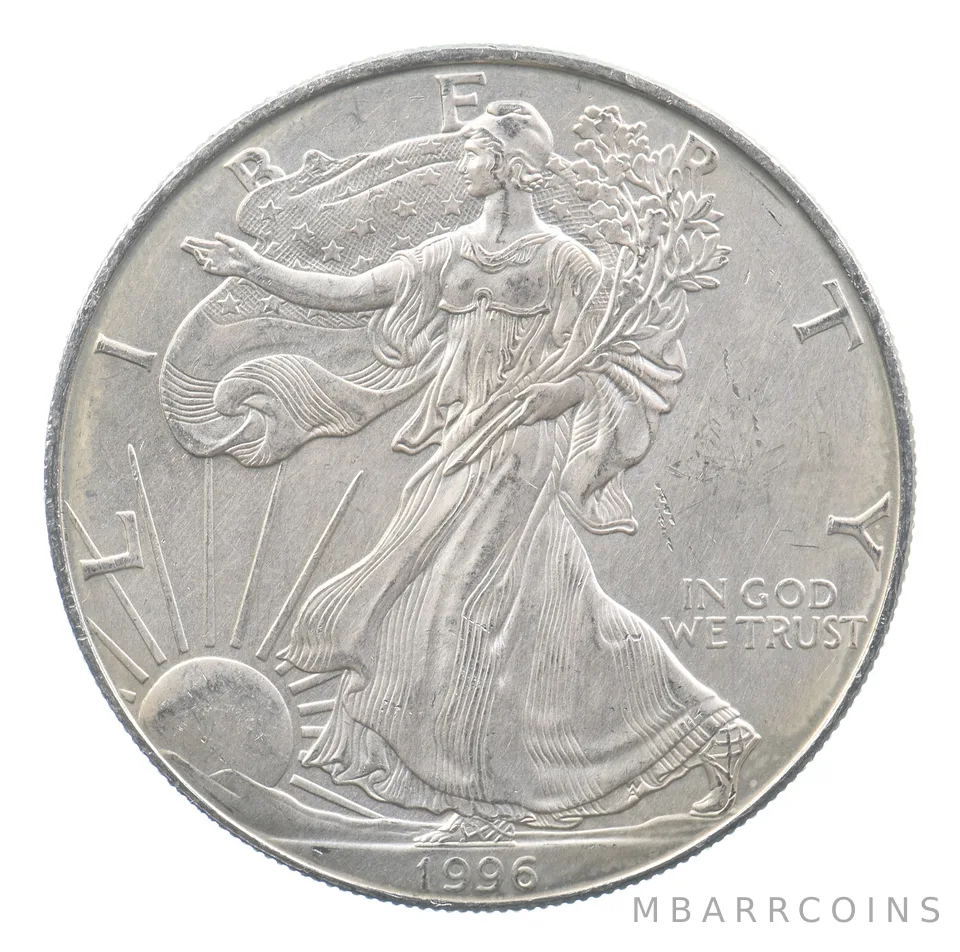 Rarest 1996 American Silver Eagle - Key Date - Rare LOW MINTAGE *700