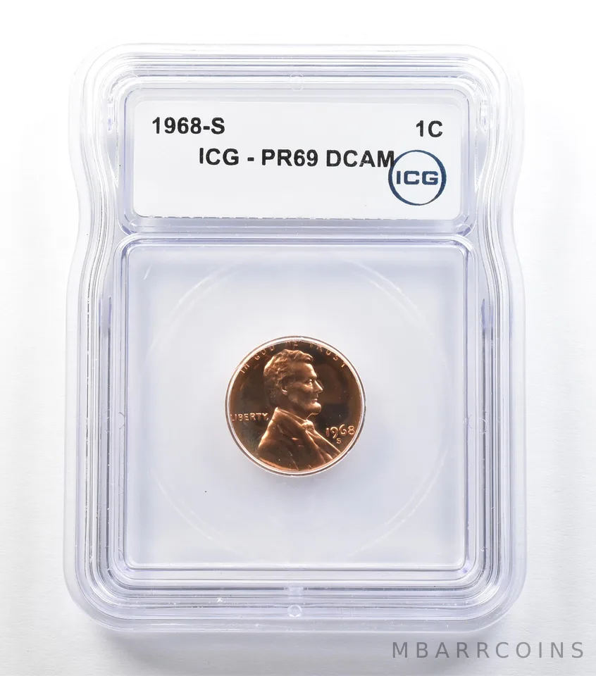 1968-S Lincoln Memorial Cent PR69 DCAM ICG *3401