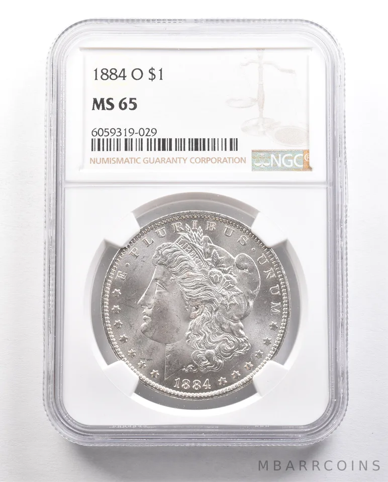 1884-O Morgan Silver Dollar MS65 NGC *5903