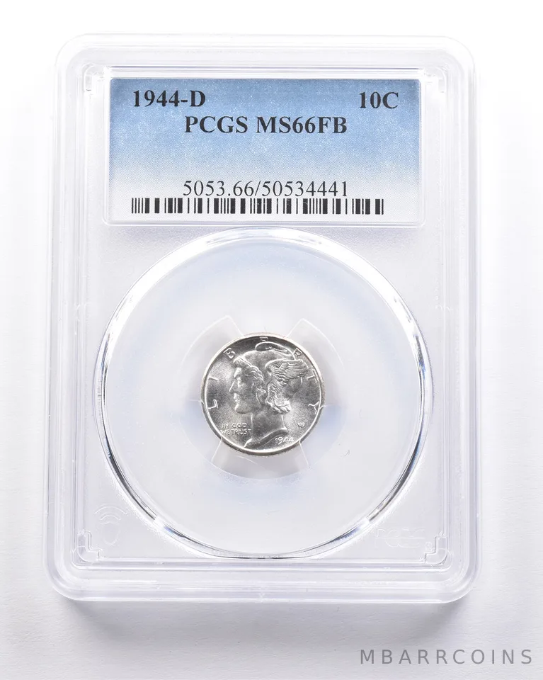 1944-D Mercury Dime MS66 FB PCGS *4597