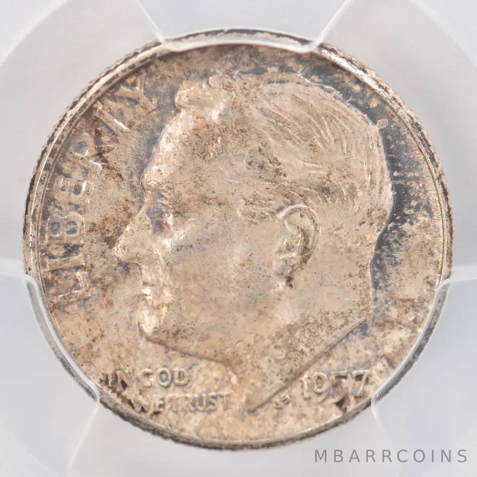 1957 Roosevelt Dime MS64 PCGS Beautiful Tone *0782