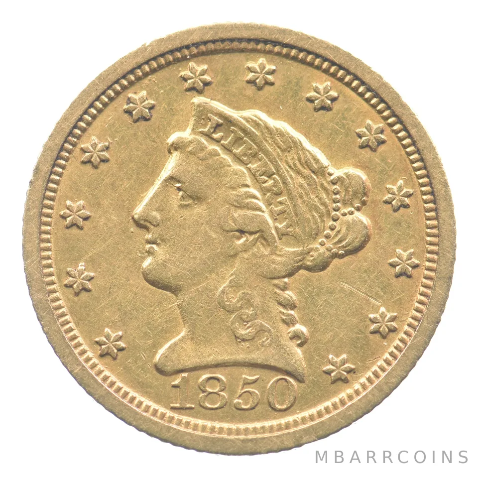 1850-O $2.50 Liberty Head Gold Quarter Eagle *2494