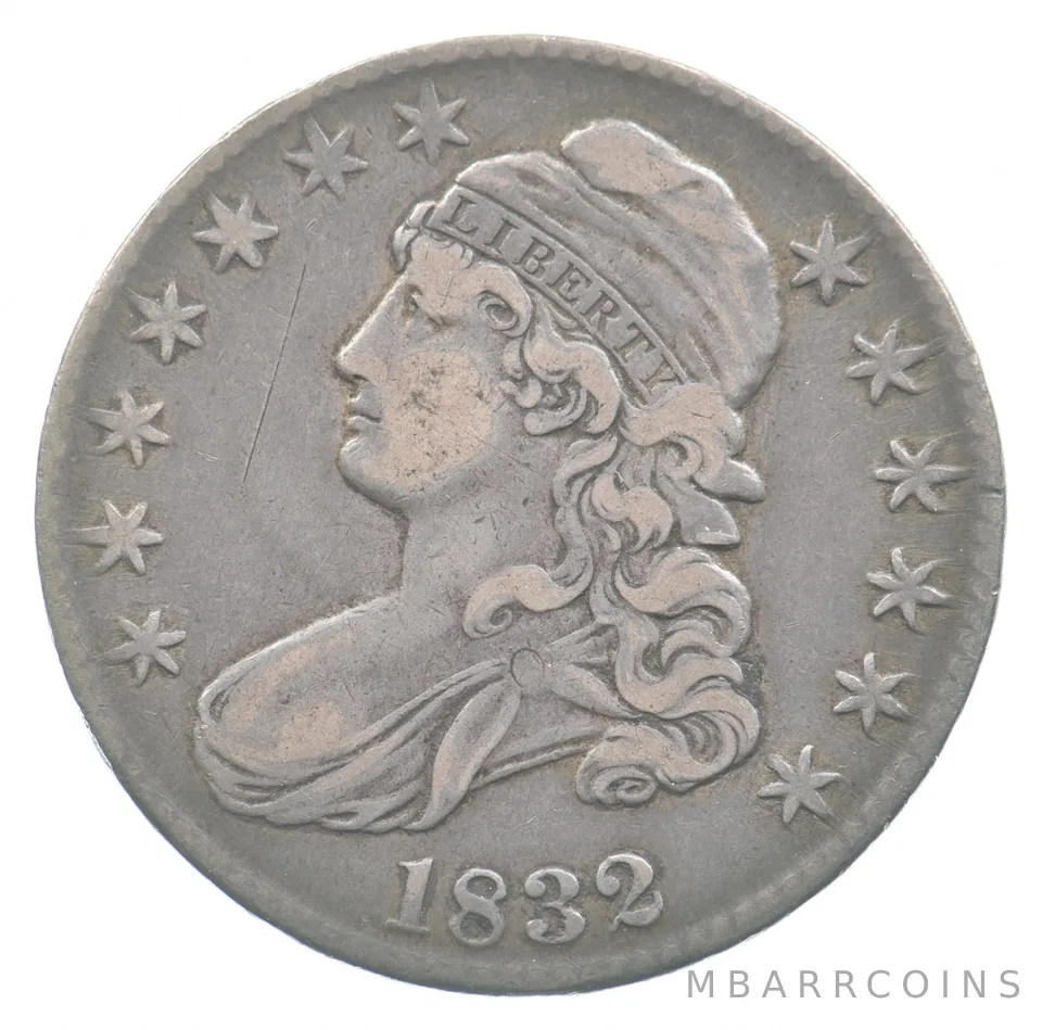 1832 Capped Bust Half Dollar Large Letters *4810