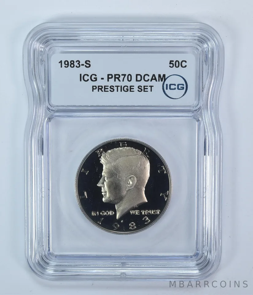 1983-S Kennedy Half Dollar Prestige Set PR70 DCAM ICG