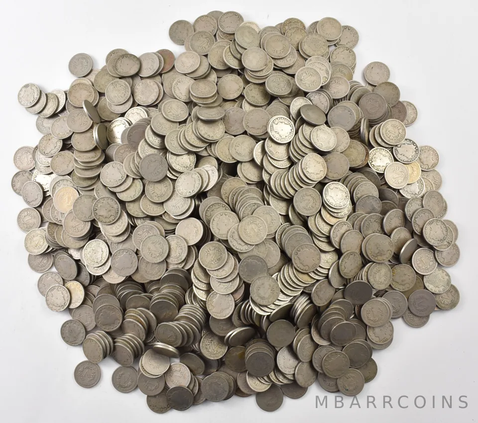 Lot of (40) 1912 G+ Liberty V Nickels