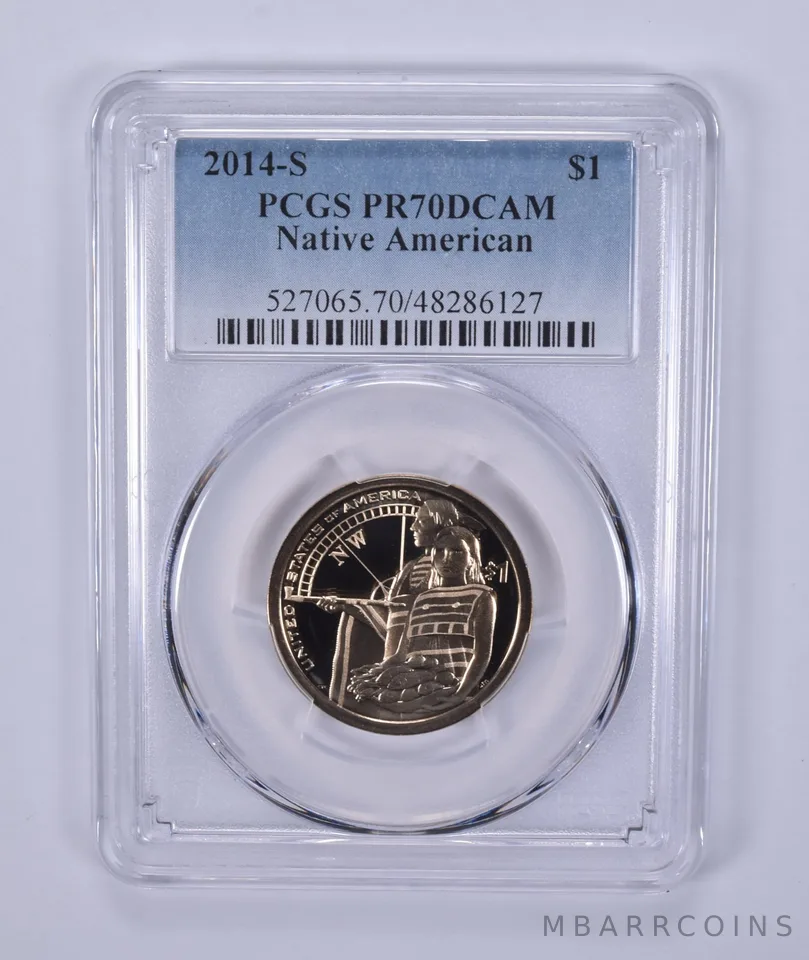 2014-S Sacagawea $1 Native Hospitality PR70 PCGS