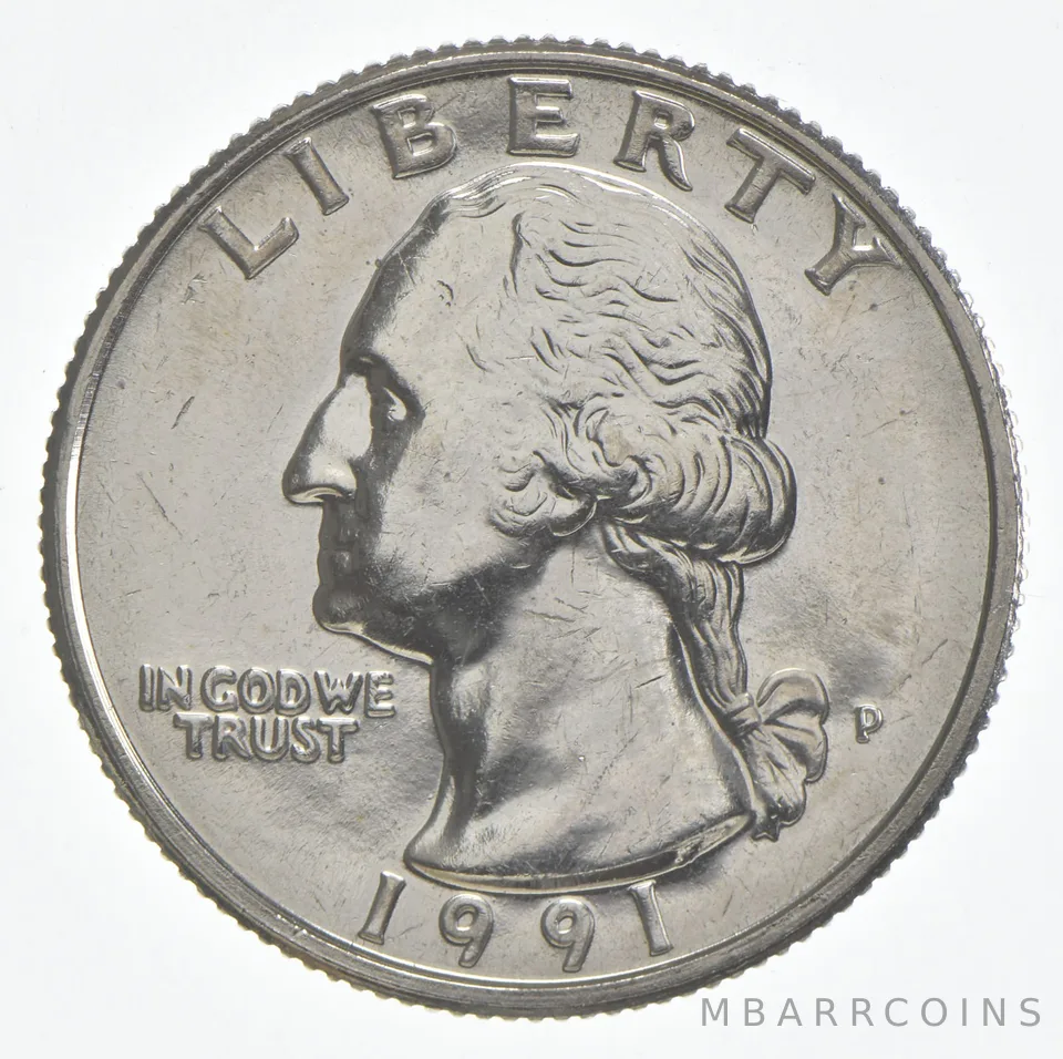 1991-P Washington Quarter Clad Unc