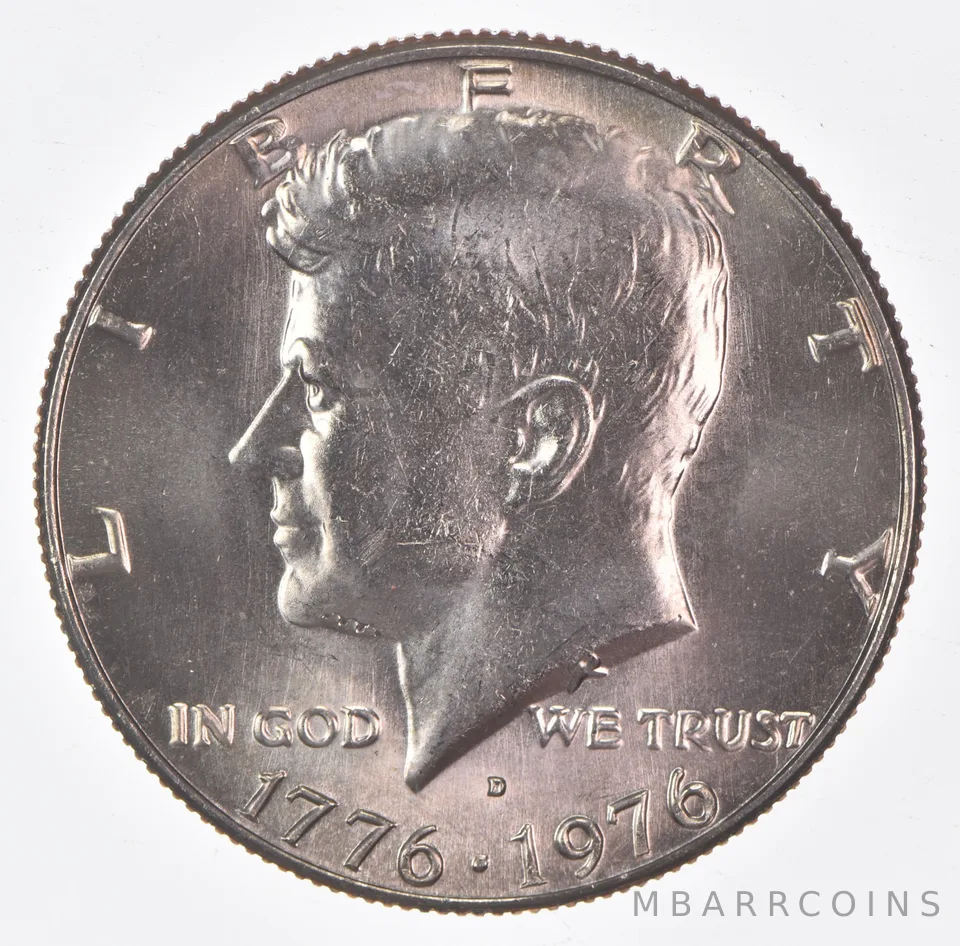 1976-D Kennedy Half Dollar Clad Unc Bicentennial