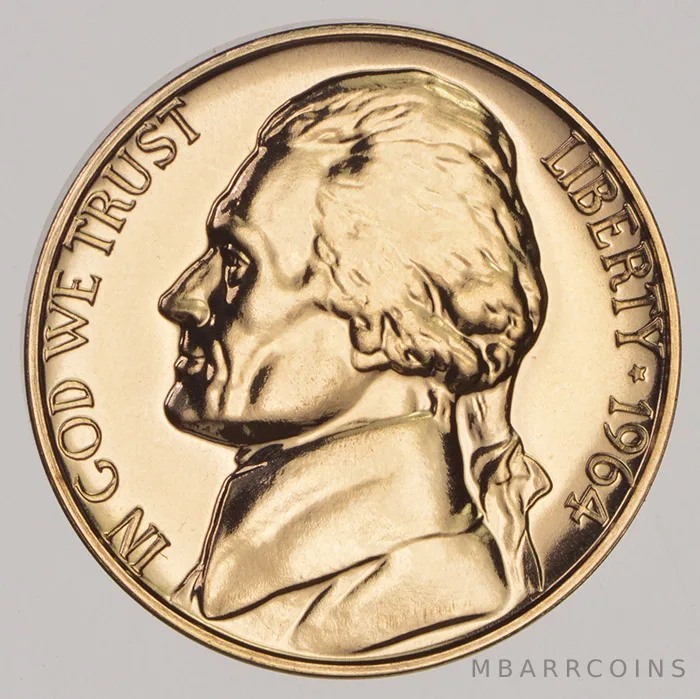 1964 Jefferson Nickel Proof