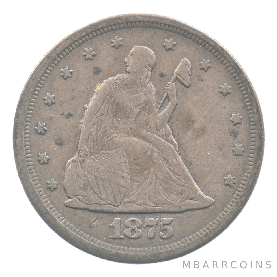 1875-S Seated Liberty Twenty Cents *4454