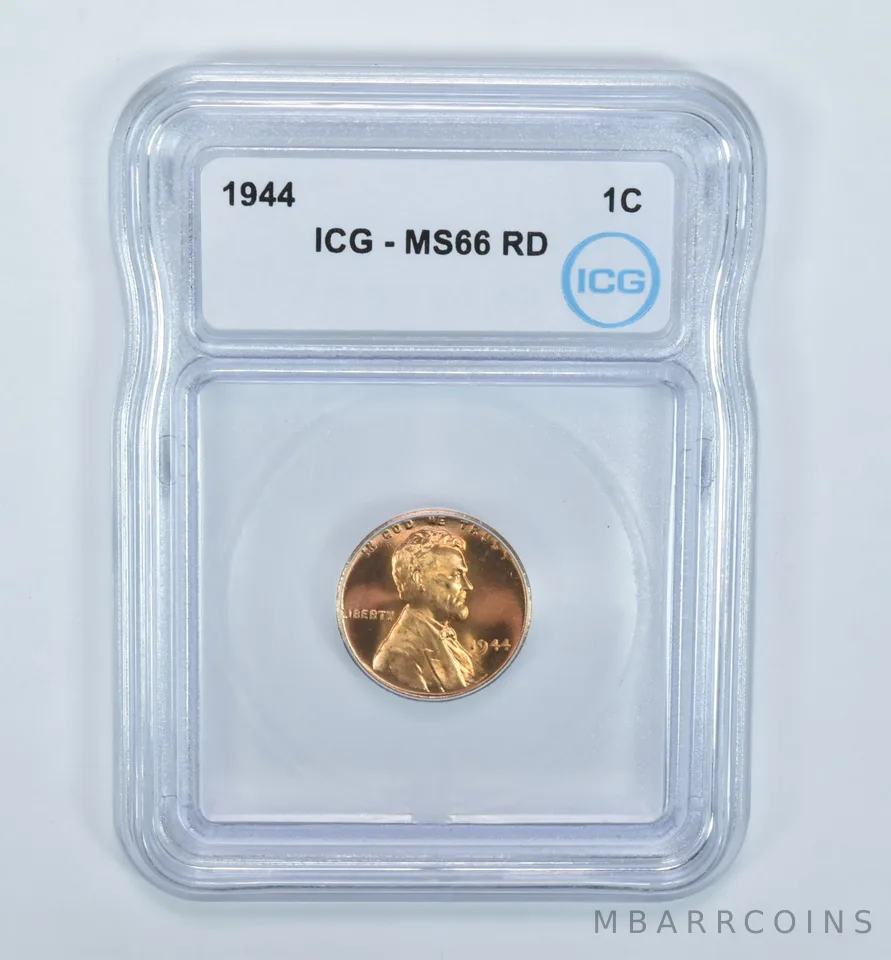1944 Lincoln Wheat Cent MS66 RD ICG