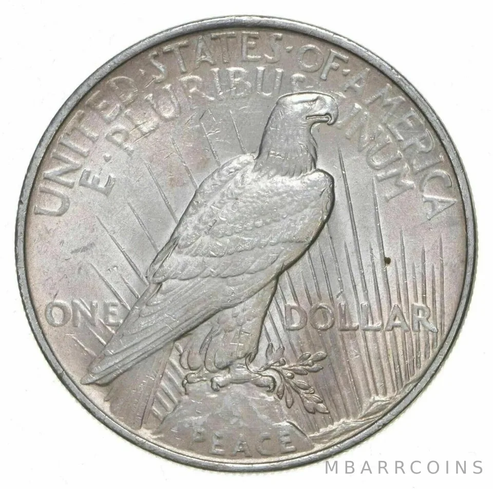(1) AU PEACE Silver Dollar 1922-1925 Coin Collection 90% Bullion Bulk