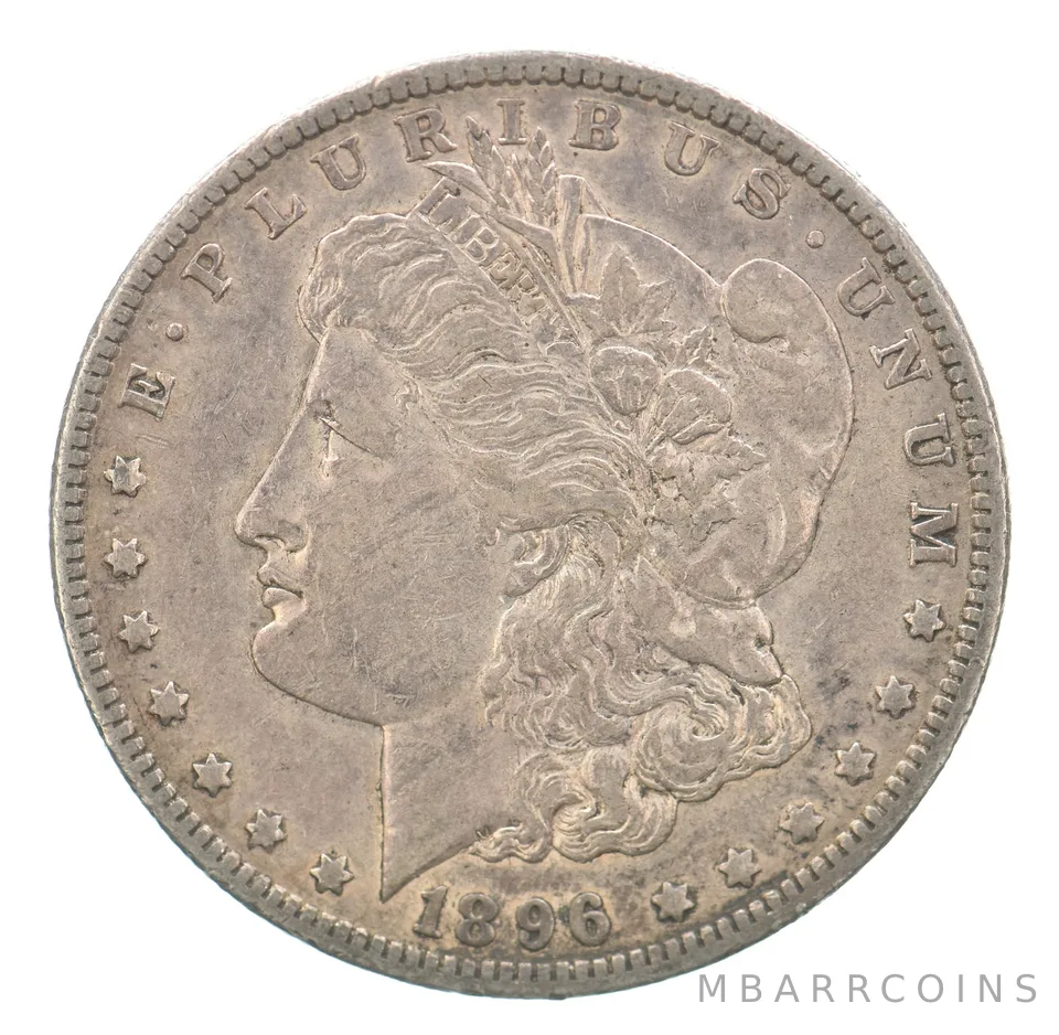 1896-O Morgan Silver Dollar Nice Tone a3615