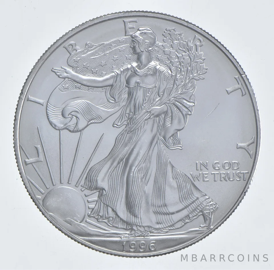 Better Date 1996 American Silver Eagle 1 Troy Oz .999 Fine Silver *617
