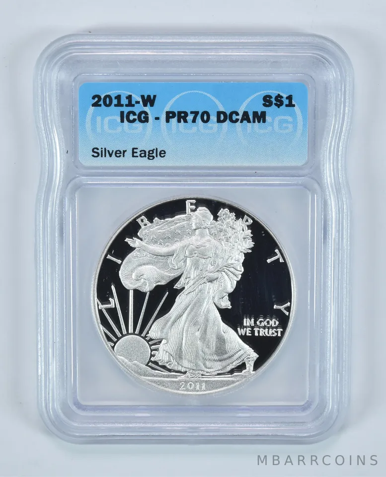 2011-W American Silver Eagle PR70 DCAM ICG