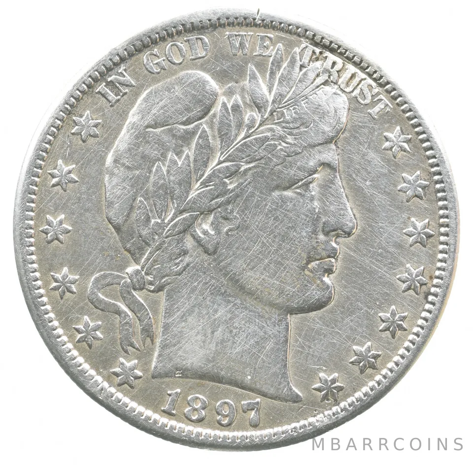 1897-S Barber Half Dollar *8866