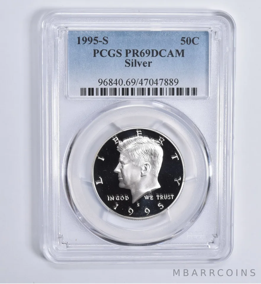 1995-S Kennedy Half Dollar Silver PR69 DCAM PCGS Blue Lbl