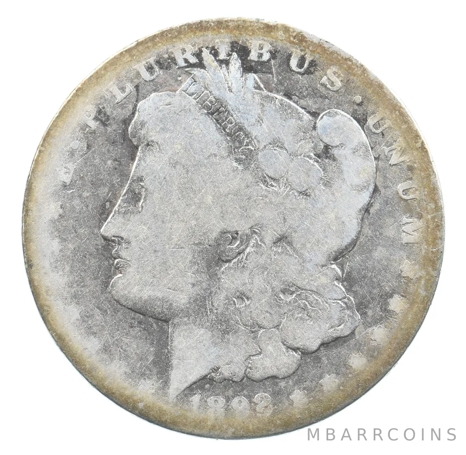 1892-CC Morgan Silver Dollar *6389
