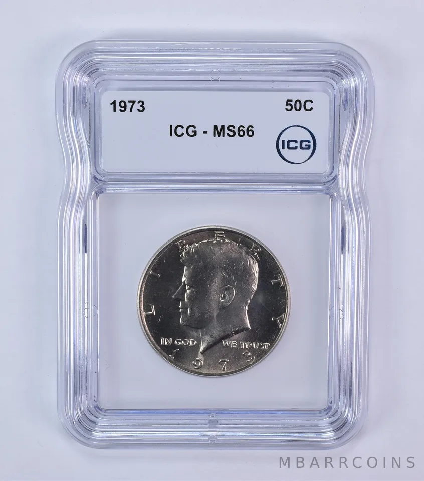 1973 Kennedy Half Dollar MS66 ICG