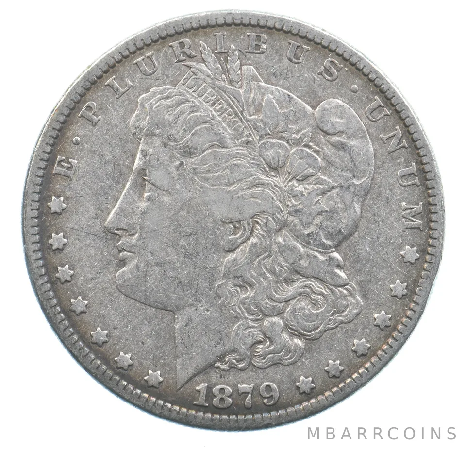 Early - 1879 Morgan Silver Dollar - 90% US Coin *916
