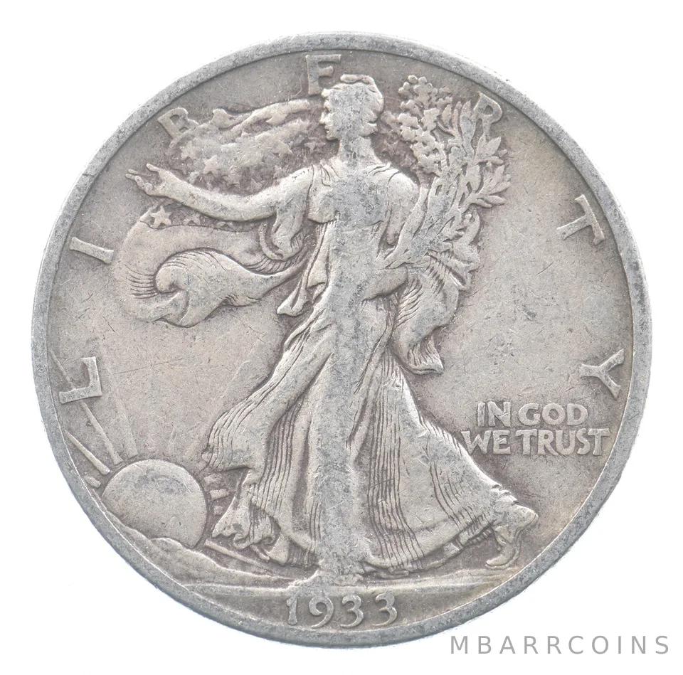 1933-S Walking Liberty Half Dollar *2589