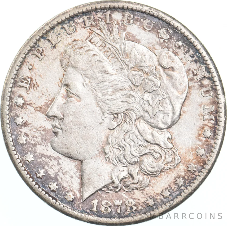 1878-CC Morgan Silver Dollar Beautiful Tone *7808