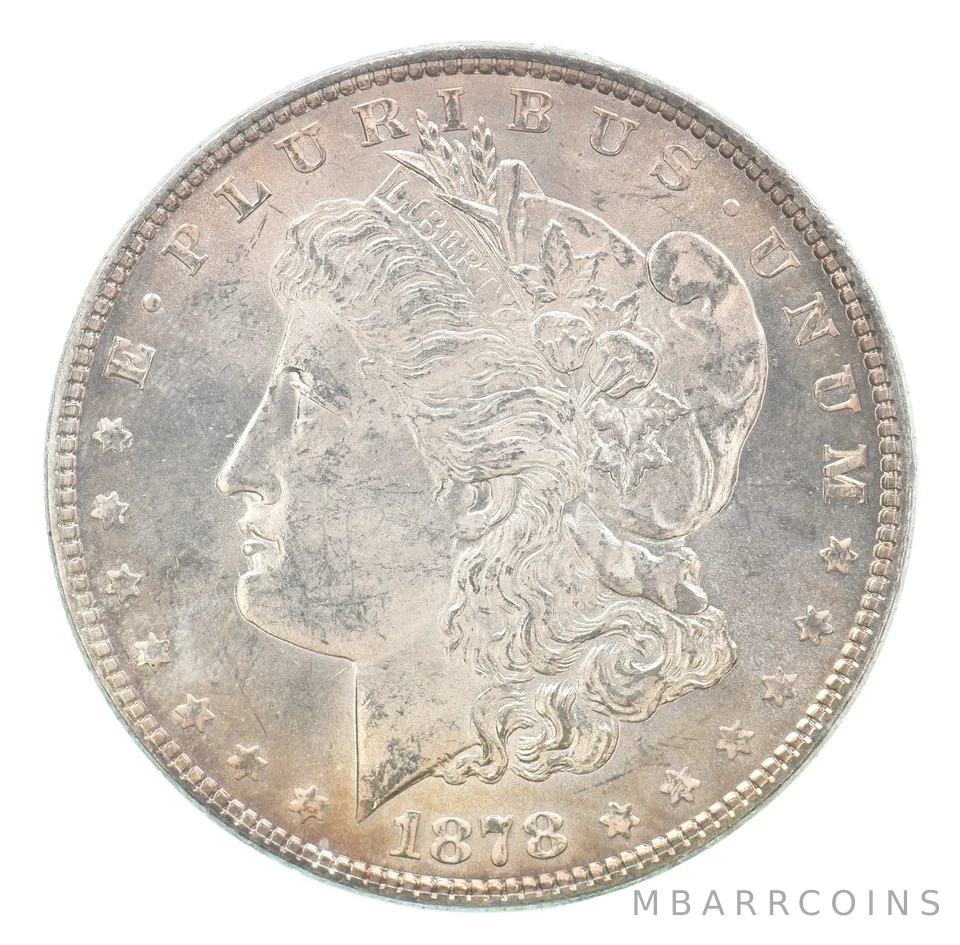 1878 7TF Morgan Silver Dollar Beautiful Tone *0687