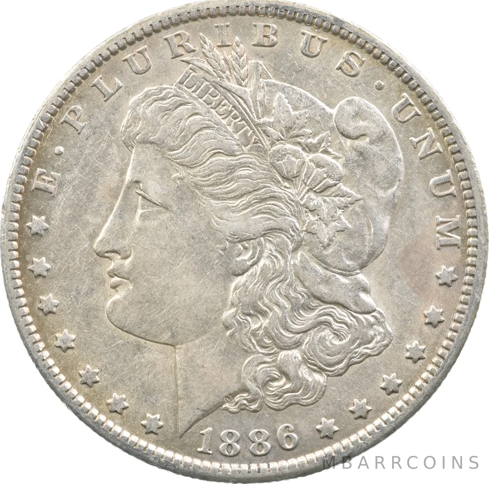 1886-O Morgan Silver Dollar a9467