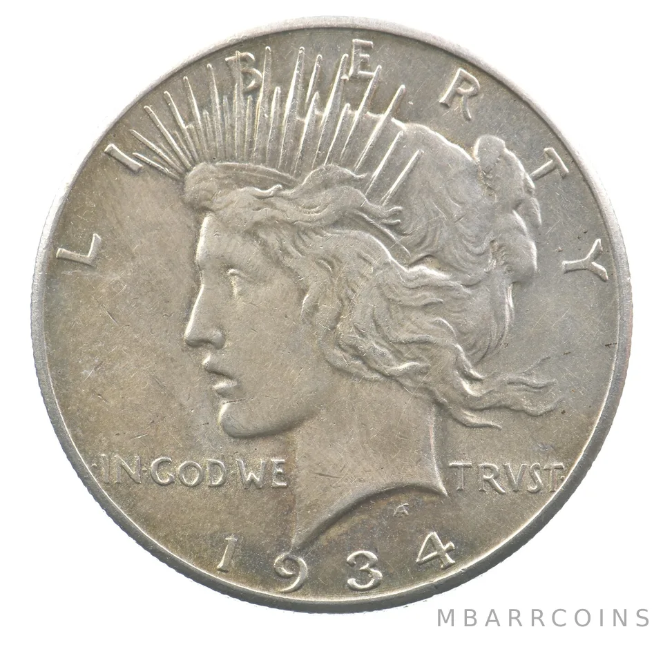 1934-S Peace Silver Dollar *4018