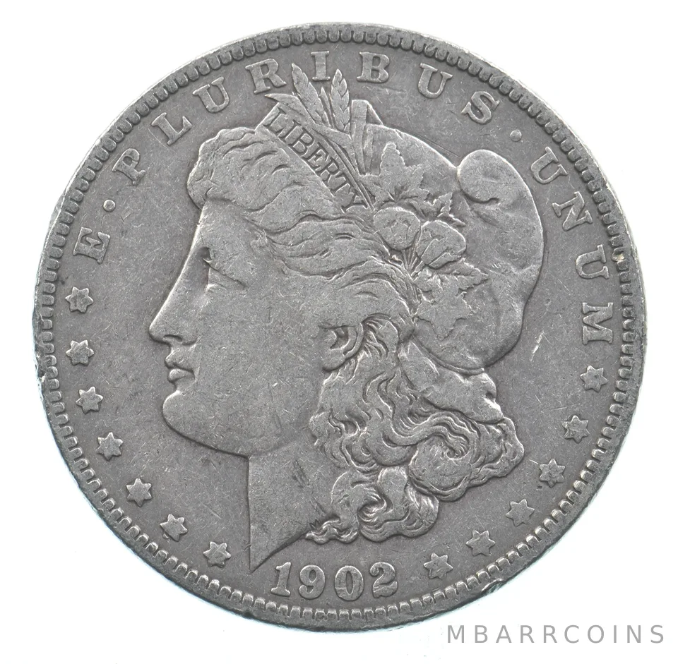 Early - 1902 Morgan Silver Dollar - 90% US Coin *826