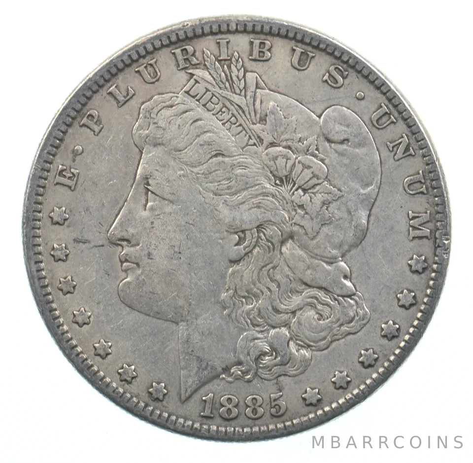 Early - 1885 Morgan Silver Dollar - 90% US Coin *899