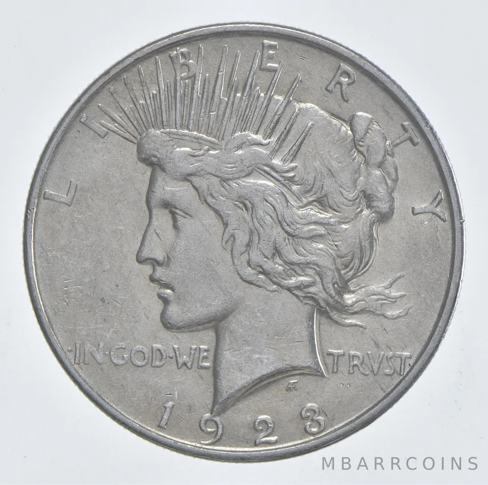 1923-D Peace Silver Dollar Estate Coin Collection *226